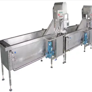Complete peach in syrup processing plant / peach halves canning machine