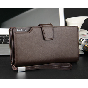 <span class=keywords><strong>Portafoglio</strong></span> Clutch da <span class=keywords><strong>Uomo</strong></span> in Pelle PU con Funzione Impermeabile, Fodera in Poliestere, Chiusura Lunga Aperta per Cellulare - Product Image 2