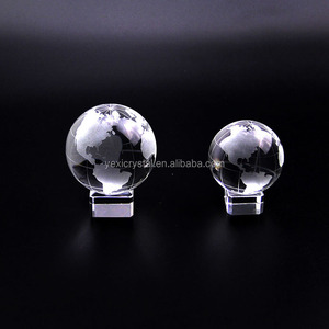 Quả Cầu Thủy Tinh Pha Lê 60MM Bản Đồ Thế Giới Quả Cầu Bi Thạch Anh Châu Á Đồ Trang Trí Nội Thất Quà Tặng Đám Cưới Phong Thủy - Product Image 2