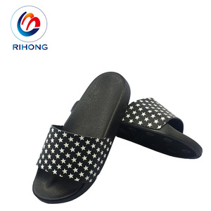 Sandalias deslizantes con logotipo personalizado de fábrica, zapatillas de silicona de goma de zorro - Product Image 3