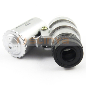 버튼 셀 LED 배 휴대용 미니 배 모노 현미경 - Product Image 1