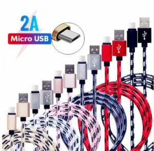 1M 3ft Sạc Nhanh Nylon Bện Micro <span class=keywords><strong>Usb</strong></span> Cáp Dữ Liệu Đồng Bộ Hóa Dữ Liệu Điện Thoại Di Động Cáp Sạc - Product Image 6