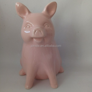 Salvadanaio in ceramica a forma di maiale rosa regalo personalizzato per salvadanaio per bambini - Product Image 2