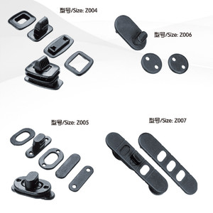 高品質クイックリリースツイストターンボタンロックファスナー（バッグアクセサリー用） - Product Image 1