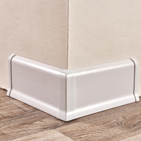 Hiện Đại Trắng Pvc Ốp Chân Tường Dòng Nhựa Baseboard Molding
