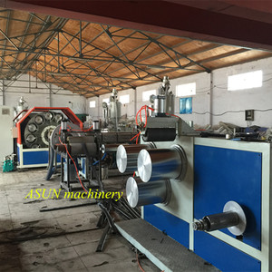 Línea de producción de manguera de riego para agricultura reforzada con fibra plana LDPE - Product Image 1