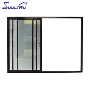 <span class=keywords><strong>Puerta</strong></span> <span class=keywords><strong>corredera</strong></span> de perfil de aluminio templado comercial y casero de 3 paneles - Product Image 4