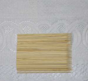 Resistencia al calor fácil limpieza salud pincho de bambú ronda para los niños - Product Image 1