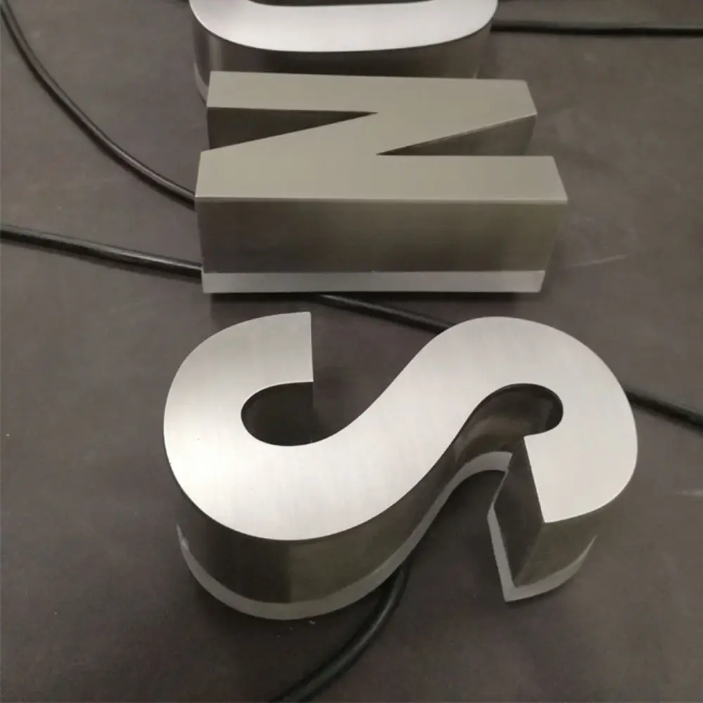 High end finishing outdoor 3D big channel letters high quality