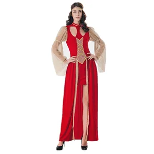 Женское платье средневекового возрождения для взрослых, костюм принцессы