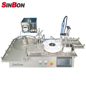 Máquina de llenado y tapado pequeños, automática, para escritorio, botellas - Product Image 3