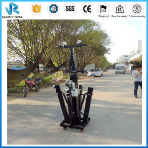 Bánh Xe Cường Độ Cao Di Chuyển Bằng Nhôm Màn Hình Led <span class=keywords><strong>Truss</strong></span> Lift Tower 6.5M Soundking Crank Up <span class=keywords><strong>Stand</strong></span> - Product Image 6