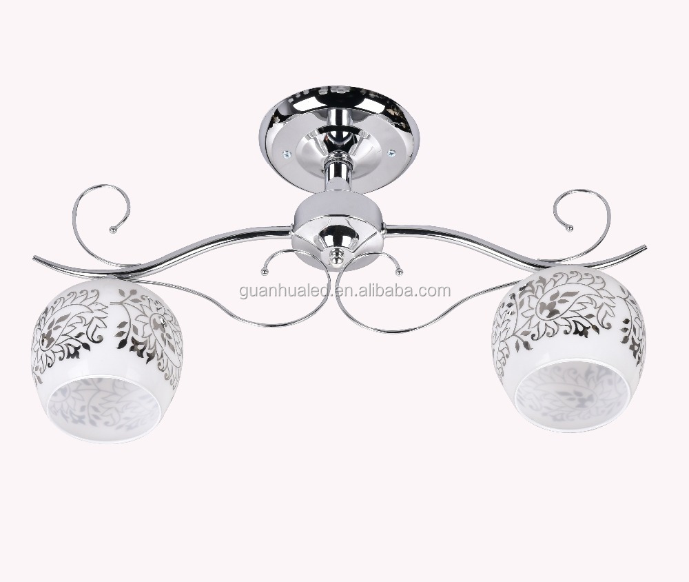 Hot Selling Ceiling Lamp Eastern Europe Style Indoor Decorative Living Room Modern Glass Ceiling Light