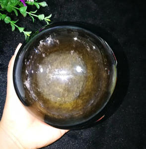 <span class=keywords><strong>Sfera</strong></span> di cristallo all'ingrosso di alta qualità <span class=keywords><strong>sfera</strong></span> di cristallo di quarzo ossidiana <span class=keywords><strong>nera</strong></span> occhio arcobaleno naturale per la decorazione - Product Image 4