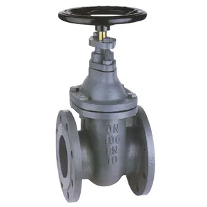 Flange Ends Cast Iron 6 inch jis 10k gate valve