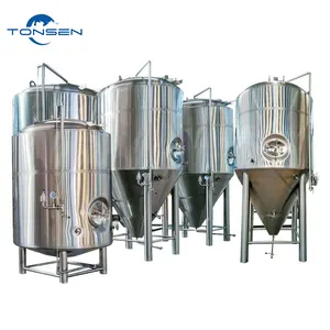 Tonsen 200L 300L 500L 1000L बियर शंक्वाकार किण्वक Fermenting टैंक Fermenting उपकरण टर्नकी परियोजना के लिए बिक्री