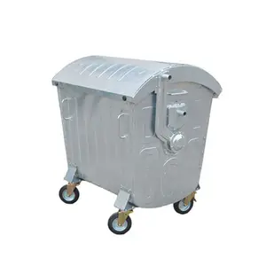 1100L Hot-dip galvanized Outdoor garbage bin