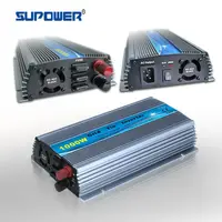 Input 20-45V Dc 1KW Solar Grid Tie Inverter Mikro 1000W MPPT Fungsi 110V atau 220V Output untuk Rumah/Kantor Sistem Tenaga Surya