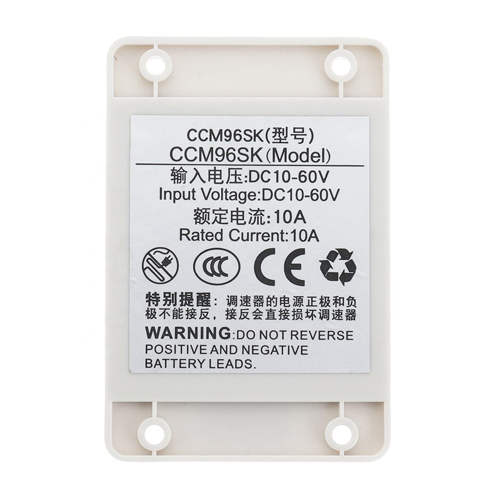 Contrôleur Vitesse Moteur DC 10-60V 20A PWM - Régulateur 240W Max - Modulateur Puissant Pour Moteurs Continus