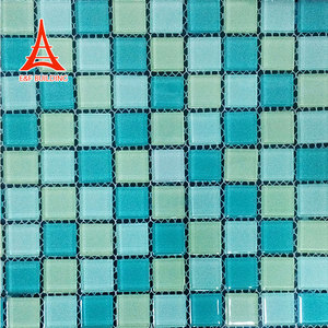 Vente flash : <span class=keywords><strong>carreaux</strong></span> de mosaïque en verre brisé modernes et économiques de 4 mm pour hôtel et piscine - Product Image 3