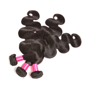 Dhairboutique Trio Cabello humano Peruano Brasileño Extensión de la onda del cuerpo Vietnam Peluca de cabello brasileño Doble dibujado - Product Image 4