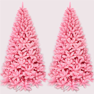 Alberi di Natale Artificiali Rosa Innevati Decorazioni Natalizie - Vecchio Stile Pohon Natal Albero Di Natale Arbol De Navidad - Product Image 6