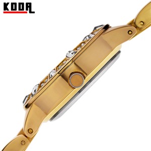 Großhandel Damen Rose Gold Uhr Diamond Reloj Mujer Japan Movt SR626SW Edelstahl Rückseite Legierung Gehäuse Glas 16mm Epoche Modell - Product Image 4