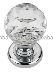 Wholesale 55MM Clear Crystal <strong>Glass</strong> Mortice <strong>Door</strong> <strong>Knobs</strong> for Bathroom Kitchen &amp; Mall Use - Product Image 2