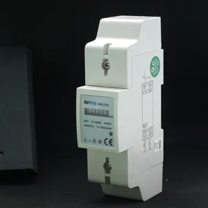 Forlong DRS-210A einphasig KWh10(80) Ein 230V Register display din-rail meter einphasiges analoges kWh meter