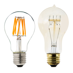 Precio de fábrica nuevo producto decoración Edison estilo bombilla led lámpara E27 filamento <span class=keywords><strong>A19</strong></span> A60 - Product Image 1