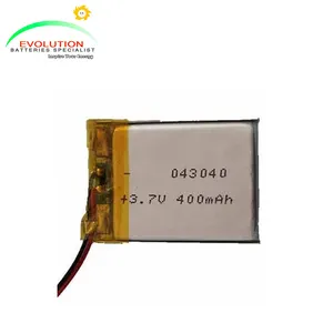 Produttore della batteria del li-po/li-polimero di 043040 400mAh 3.7V con CE,ISO9001, certificati UN38.3