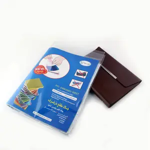 Offre Spéciale personnalisé en relief imprimé pleine grandeur clair givré transparent auto-adhésif en plastique transparent d'exercices couverture de livre en pvc