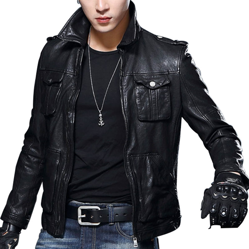 Compra Nueva Promoción De Moda Al Aire Libre Chaquetas De Los Hombres De  Cuero De Imitación Masculina Chaqueta Varsity Abrigos Para Hombre Piloto De  Invierno Bordado Prendas De Vestir Exteriores Cazadoras Barato 