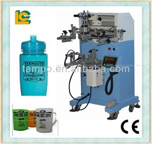 Machine de sérigraphie <span class=keywords><strong>sur</strong></span> <span class=keywords><strong>verre</strong></span> cylindrique/plat flacon LC-400E <span class=keywords><strong>serigraphie</strong></span> - Product Image 1