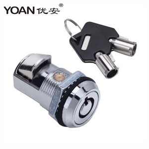 Ensemble de poignées de verrouillage en alliage de zinc haute sécurité, serrure à bouton poussoir, placage chromé brillant, certifié ISO 9001, modèle SW-417 <span class=keywords><strong>YOAN</strong></span> - Product Image 1