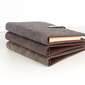 Huahao Brand Custom <strong>Portfolio</strong> Loose-leaf Binder Pu Leather A5 Office Stationery Notebook <strong>Portfolio</strong> <strong>Folder</strong> - Product Image 2