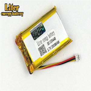 Socket 1.5-3 P 103448 Lithium battery 2000 mah Rechargeable Li Polymer Battery PL LiPo battery with wire - Product Image 3