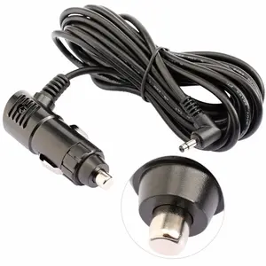 Custom 12V 9V 5V 1A 2A 3A Car Cigarette Lighter Charger with DC 5.5 2.1mm Plug Cigar Battery Cable for GPS