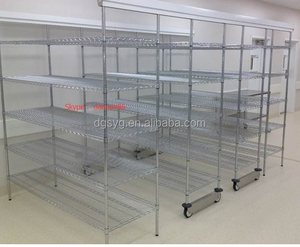 अस्पताल मोबाइल भंडारण क्रोम तार ठंडे बस्ते में डालने कम्पेक्टर - Product Image 2