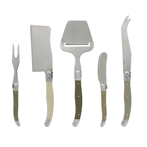 Set di Coltelli per Formaggio in Acciaio Inox di Grado Alimentare Stile <span class=keywords><strong>Laguiole</strong></span>, Vendita all'Ingrosso - Product Image 1