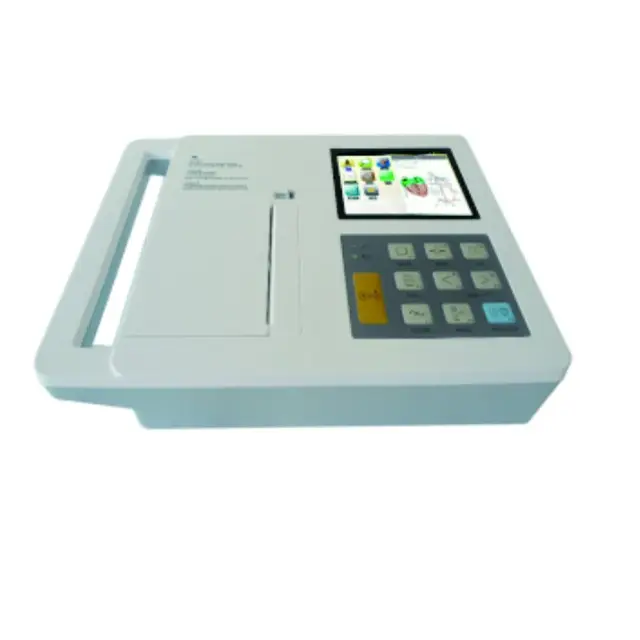 electrocardiogram 6 Channel Hospital Homecare Medica ECG machine ECG-RB600 electrocardiogram