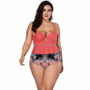 No moq PayPal aceptado tamaño ee.uu. naranja push up zig zag costura al por mayor más el tamaño mujeres gordas <span class=keywords><strong>bikini</strong></span> 2018 - Product Image 3