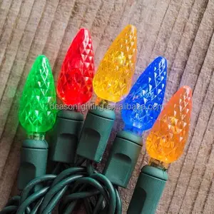 christmas multicolor c6 led string light
