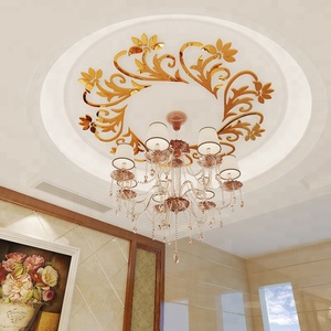 DIY Fleur forme <span class=keywords><strong>Miroir</strong></span> Sticker <span class=keywords><strong>Mural</strong></span> Acrylique la décoration de plafond de lampe - Product Image 3