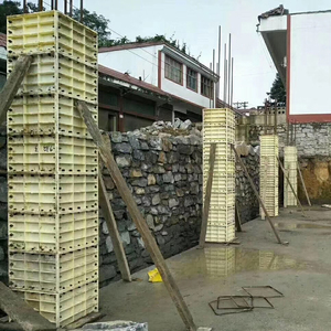 ABS Nhựa 40Cm X 370Cm Bê Tông Vuông Sọc Trụ Cột Khuôn Để Bán - Product Image 5