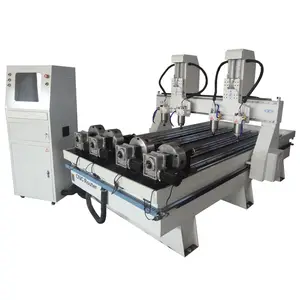 Multi-spindles 4 axis cnc wood router engraving machine 3d cnc router