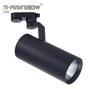 En aluminium moulé sous pression 4 fils led plafond spot light cob 26 W 36 W led guide rail <span class=keywords><strong>track</strong></span> lumières - Product Image 1