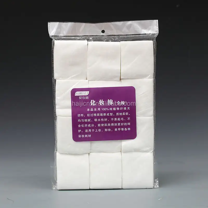 Almohadillas cosméticas de algodón 100% rayón, no tejidas