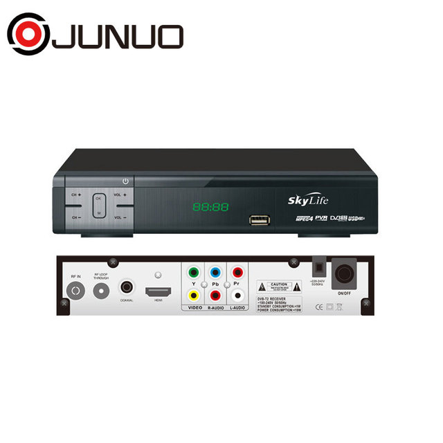 JUNUO Digital Free to Air Set Top Box DVB-S2 Digital Tv Box for Germany Satellite Receiver
