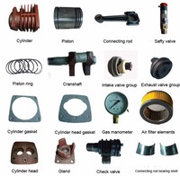 Compresseur d'air à piston haute pression 3 cylindres 2 étages 40 bar